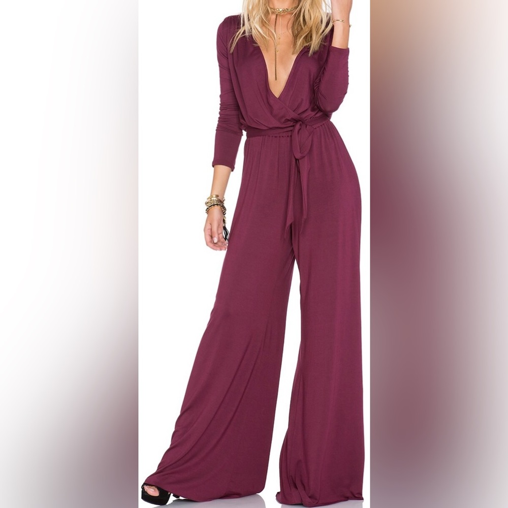 Rachel Pally Jumpsuit in Cabernet